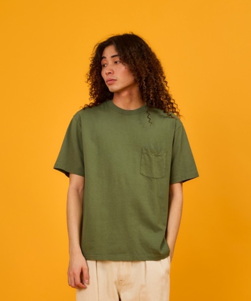 WALLA WALLA SPORT(ワラワラスポーツ)の「6oz TUBE POCKET TEE / 6オンス チューブ ポケット ティー(Tシャツ/カットソー・メンズ・アッシュグレー/スミクロ/ブラック/アイボリー/ホワイト/ライトグリーン系/レモンイエロー/インディゴブルー/ダークブラウン/ダークグリーン系/ピンク系その他・LARGE/X-LARGE/XX-LARGE/MEDIUM/SMALL)」の7枚目の写真