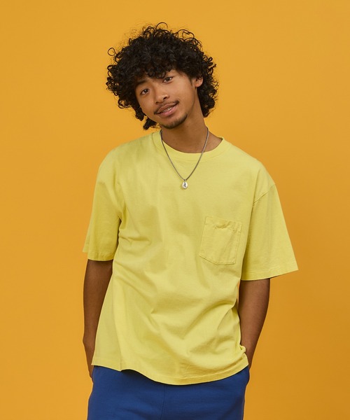 WALLA WALLA SPORT(ワラワラスポーツ)の「6oz TUBE POCKET TEE / 6オンス チューブ ポケット ティー(Tシャツ/カットソー・メンズ・アッシュグレー/スミクロ/ブラック/アイボリー/ホワイト/ライトグリーン系/レモンイエロー/インディゴブルー/ダークブラウン/ダークグリーン系/ピンク系その他・LARGE/X-LARGE/XX-LARGE/MEDIUM/SMALL)」の10枚目の写真
