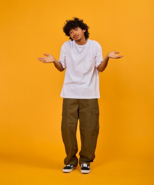 WALLA WALLA SPORT(ワラワラスポーツ)の「6oz TUBE POCKET TEE / 6オンス チューブ ポケット ティー(Tシャツ/カットソー・メンズ・アッシュグレー/スミクロ/ブラック/アイボリー/ホワイト/ライトグリーン系/レモンイエロー/インディゴブルー/ダークブラウン/ダークグリーン系/ピンク系その他・LARGE/X-LARGE/XX-LARGE/MEDIUM/SMALL)」の16枚目の写真