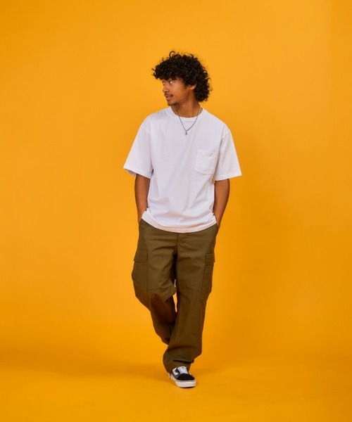 WALLA WALLA SPORT(ワラワラスポーツ)の「6oz TUBE POCKET TEE / 6オンス チューブ ポケット ティー(Tシャツ/カットソー・メンズ・アッシュグレー/スミクロ/ブラック/アイボリー/ホワイト/ライトグリーン系/レモンイエロー/インディゴブルー/ダークブラウン/ダークグリーン系/ピンク系その他・LARGE/X-LARGE/XX-LARGE/MEDIUM/SMALL)」の17枚目の写真