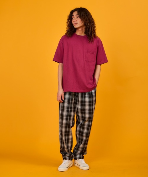 WALLA WALLA SPORT(ワラワラスポーツ)の「6oz TUBE POCKET TEE / 6オンス チューブ ポケット ティー(Tシャツ/カットソー・メンズ・アッシュグレー/スミクロ/ブラック/アイボリー/ホワイト/ライトグリーン系/レモンイエロー/インディゴブルー/ダークブラウン/ダークグリーン系/ピンク系その他・LARGE/X-LARGE/XX-LARGE/MEDIUM/SMALL)」の22枚目の写真