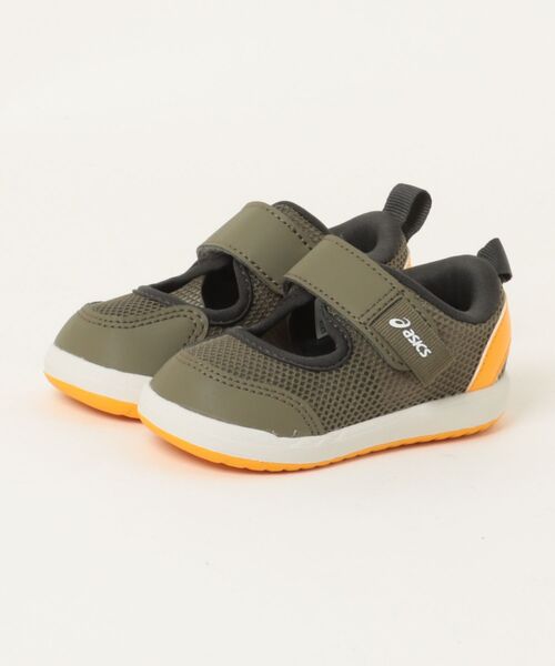 ASICS（アシックス）の「ASICS KIDS SUKU2 アシックス スクスク MESHOES BABY 3 ベビーサンダル サマーシューズ 子供靴 ワンベルト(ミーシューズベビー3)（サンダル・キッズ・ブラック/ライトブルー/マスタード・13.0cm/13.5cm/14.0cm/14.5cm/15.0cm/15.5cm）」の3枚目の写真
