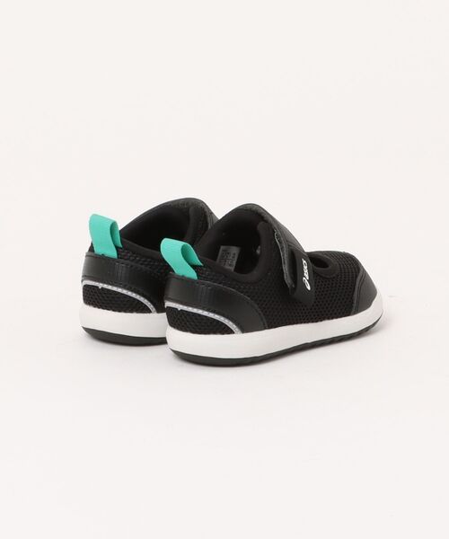 ASICS（アシックス）の「ASICS KIDS SUKU2 アシックス スクスク MESHOES BABY 3 ベビーサンダル サマーシューズ 子供靴 ワンベルト(ミーシューズベビー3)（サンダル・キッズ・ブラック/ライトブルー/マスタード・13.0cm/13.5cm/14.0cm/14.5cm/15.0cm/15.5cm）」の4枚目の写真