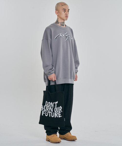 AJOBYAJO（アジョバイアジョ）の「[PBA] DBOF Knitted Tote Bag [BLACK]（トートバッグ・レディース・その他・FREE）」の7枚目の写真