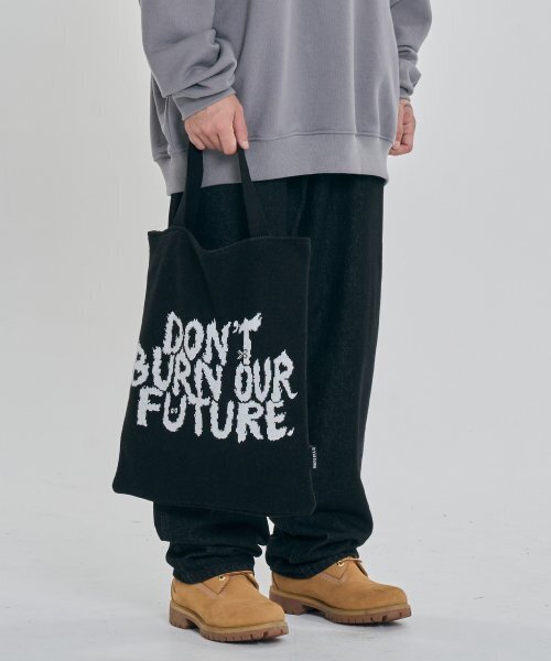 AJOBYAJO（アジョバイアジョ）の「[PBA] DBOF Knitted Tote Bag [BLACK]（トートバッグ・レディース・その他・FREE）」の8枚目の写真