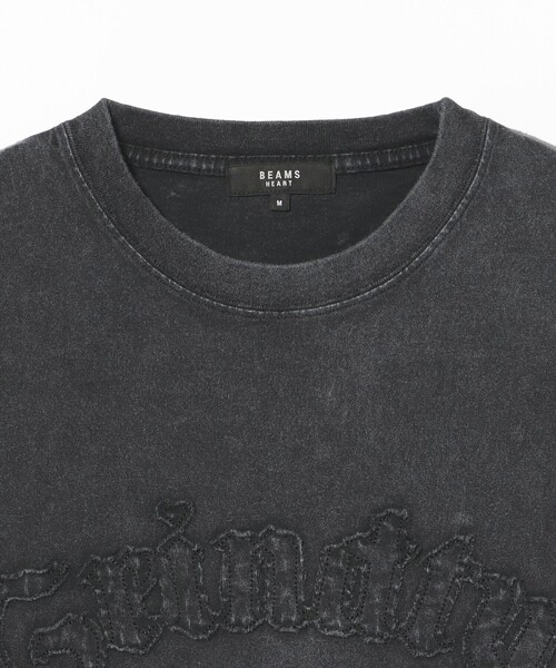 BEAMS HEART(ビームスハート)の「【7/16値下げ】アップリケ ウォッシュ クルーネック Tシャツ(ユニセックス)(Tシャツ/カットソー・メンズ・ブラック/その他・SMALL/LARGE/MEDIUM)」の8枚目の写真