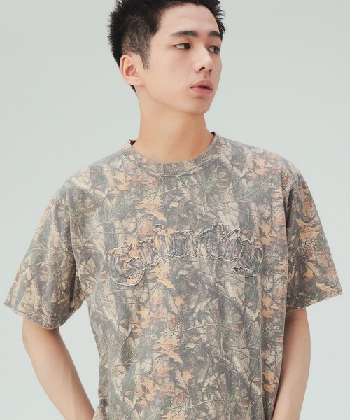 BEAMS HEART(ビームスハート)の「【7/16値下げ】アップリケ ウォッシュ クルーネック Tシャツ(ユニセックス)(Tシャツ/カットソー・メンズ・ブラック/その他・SMALL/LARGE/MEDIUM)」の1枚目の写真