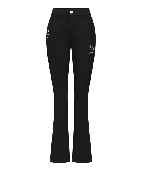 COIRIS_(コイリス)の「セリックリベットポイントブーツカットパンツ(その他パンツ・レディース・ブラック・SMALL/MEDIUM)」の3枚目の写真