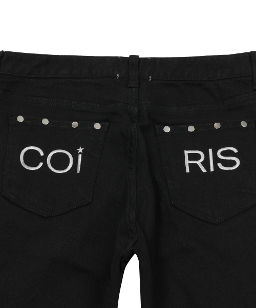 COIRIS_(コイリス)の「セリックリベットポイントブーツカットパンツ(その他パンツ・レディース・ブラック・SMALL/MEDIUM)」の6枚目の写真