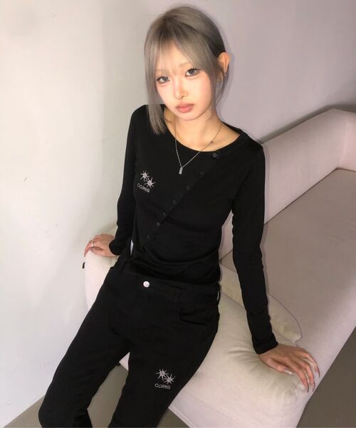 COIRIS_(コイリス)の「セリックリベットポイントブーツカットパンツ(その他パンツ・レディース・ブラック・SMALL/MEDIUM)」の11枚目の写真
