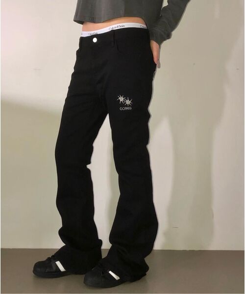 COIRIS_(コイリス)の「セリックリベットポイントブーツカットパンツ(その他パンツ・レディース・ブラック・SMALL/MEDIUM)」の14枚目の写真