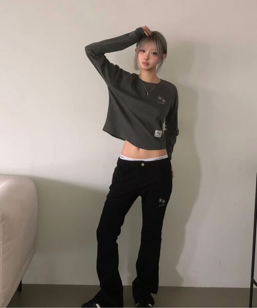 COIRIS_(コイリス)の「セリックリベットポイントブーツカットパンツ(その他パンツ・レディース・ブラック・SMALL/MEDIUM)」の15枚目の写真