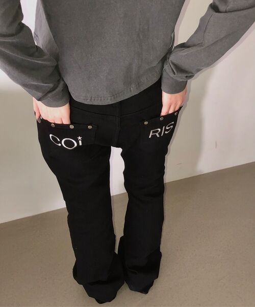 COIRIS_(コイリス)の「セリックリベットポイントブーツカットパンツ(その他パンツ・レディース・ブラック・SMALL/MEDIUM)」の17枚目の写真