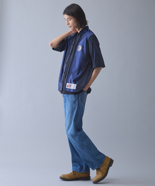PARIS SAINT-GERMAIN(パリサンジェルマン)の「【Paris Saint-Germain 】JP Mesh Short Sleeve Shirt(シャツ/ブラウス・メンズ・ブラック/ネイビー・X-LARGE/LARGE/MEDIUM)」の10枚目の写真