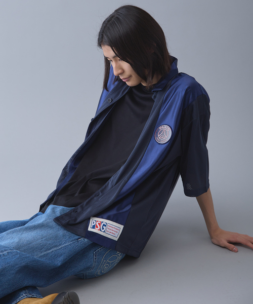 PARIS SAINT-GERMAIN(パリサンジェルマン)の「【Paris Saint-Germain 】JP Mesh Short Sleeve Shirt(シャツ/ブラウス・メンズ・ブラック/ネイビー・X-LARGE/LARGE/MEDIUM)」の12枚目の写真