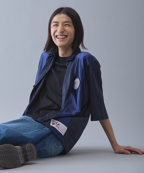 PARIS SAINT-GERMAIN(パリサンジェルマン)の「【Paris Saint-Germain 】JP Mesh Short Sleeve Shirt(シャツ/ブラウス・メンズ・ブラック/ネイビー・X-LARGE/LARGE/MEDIUM)」の13枚目の写真