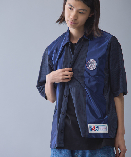 PARIS SAINT-GERMAIN(パリサンジェルマン)の「【Paris Saint-Germain 】JP Mesh Short Sleeve Shirt(シャツ/ブラウス・メンズ・ブラック/ネイビー・X-LARGE/LARGE/MEDIUM)」の18枚目の写真