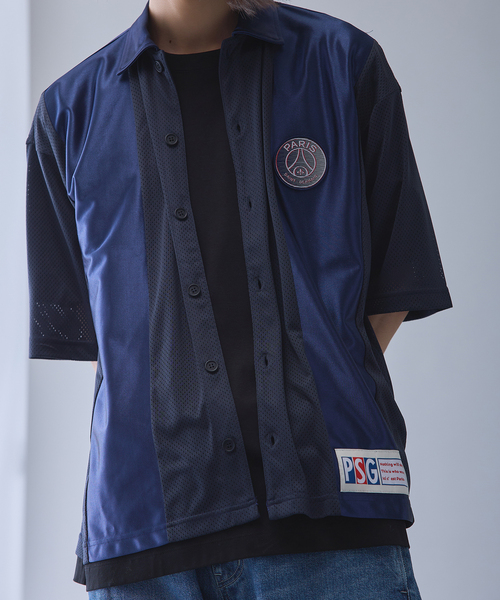 PARIS SAINT-GERMAIN(パリサンジェルマン)の「【Paris Saint-Germain 】JP Mesh Short Sleeve Shirt(シャツ/ブラウス・メンズ・ブラック/ネイビー・X-LARGE/LARGE/MEDIUM)」の19枚目の写真