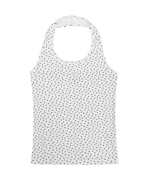 SIWEOL107(シウォル107)の「KAWAII Halter Sleeveless (Ivory)(Tシャツ/カットソー・レディース・アイボリー・FREE)」の1枚目の写真