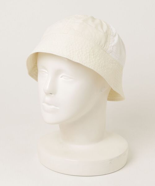 BURLAP OUTFITTER(バーラップアウトフィッター)の「BURLAP OUTFITTER 【バーラップアウトフィッター】 - MESHED SAILOR HAT(ハット・メンズ・オフホワイト/ブラック/グレー系その他・ONE SIZE)」の1枚目の写真
