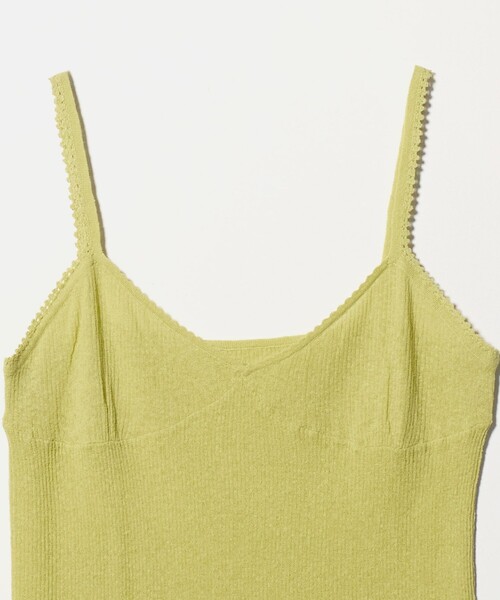 6 ROKU ニットキャミソール 6（ロク）の「＜6(ROKU)＞WOOL ROVING KNIT CAMISOLE/ニット（ニット