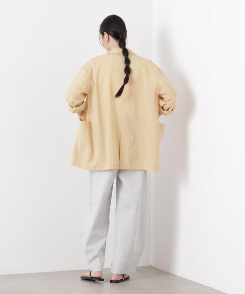 ナノユニバース別注 リングジャケット シングルセットアップ44 ベージュ 春秋冬 ナノユニバース別注 リングジャケット シングルセットアップ44