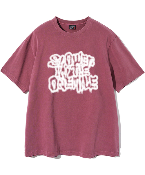 ELIMENO(エリメノ)の「ELスロウドピグメント半袖Tシャツ4カラー(Tシャツ/カットソー・メンズ・グレー/バーガンディー/チャコール/ネイビー・1/2/3/4)」の4枚目の写真