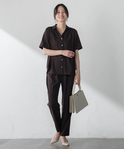 LAUTREAMONT（ロートレアモン）の「【涼・美・楽】テーパードパンツ≪13号あり≫（その他パンツ・レディース・ブラウン/ブラック/ベージュ・7号/9号）」の10枚目の写真
