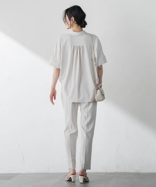 LAUTREAMONT（ロートレアモン）の「【涼・美・楽】テーパードパンツ≪13号あり≫（その他パンツ・レディース・ブラウン/ブラック/ベージュ・7号/9号）」の14枚目の写真