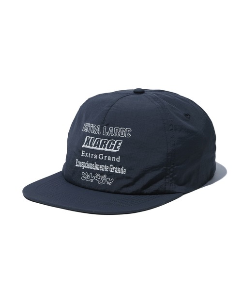 XLARGE(エクストララージ)の「MULTI LOGO SNAPBACK CAP(キャップ・メンズ・ブラック/ネイビー・ONE SIZE)」の1枚目の写真