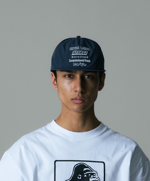 XLARGE(エクストララージ)の「MULTI LOGO SNAPBACK CAP(キャップ・メンズ・ブラック/ネイビー・ONE SIZE)」の7枚目の写真