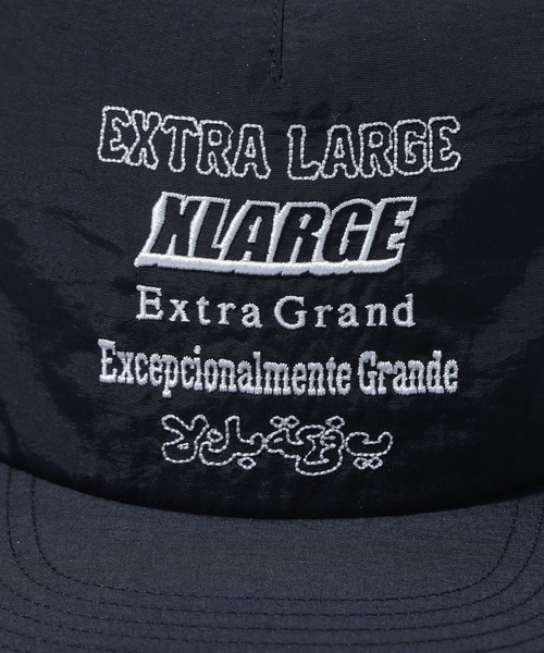 XLARGE(エクストララージ)の「MULTI LOGO SNAPBACK CAP(キャップ・メンズ・ブラック/ネイビー・ONE SIZE)」の5枚目の写真