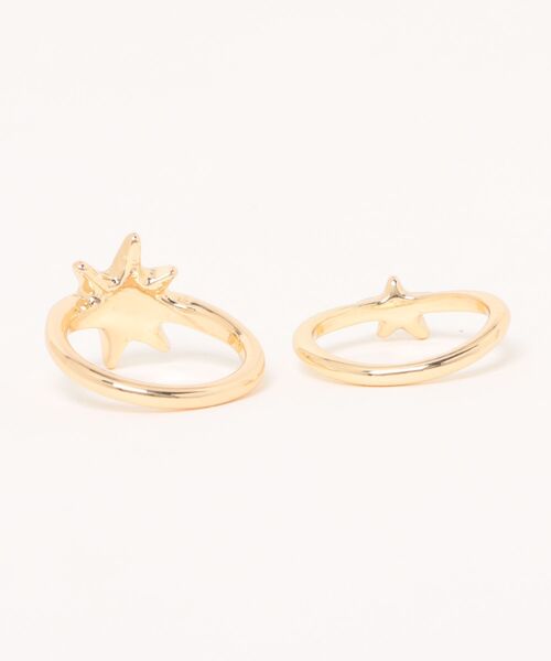 GOLDY（ゴールディ）の「【GOLDY】スター セットリング 5260402（リング・レディース・シルバー/ゴールド/シルバー×ゴールド・FREE）」の14枚目の写真