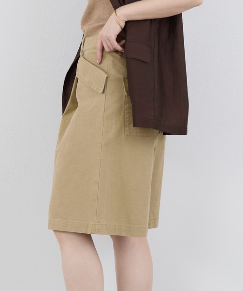 upperhights(アッパーハイツ)の「【upper hights】ショートパンツ-THE OLIVE(その他パンツ・レディース・ネイビー/ベージュ・0)」の3枚目の写真