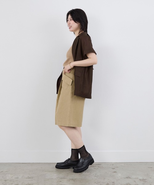 upperhights(アッパーハイツ)の「【upper hights】ショートパンツ-THE OLIVE(その他パンツ・レディース・ネイビー/ベージュ・0)」の7枚目の写真