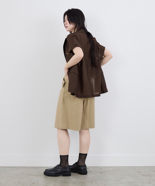upperhights(アッパーハイツ)の「【upper hights】ショートパンツ-THE OLIVE(その他パンツ・レディース・ネイビー/ベージュ・0)」の8枚目の写真
