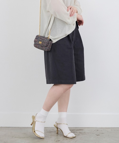 upperhights(アッパーハイツ)の「【upper hights】ショートパンツ-THE OLIVE(その他パンツ・レディース・ネイビー/ベージュ・0)」の15枚目の写真