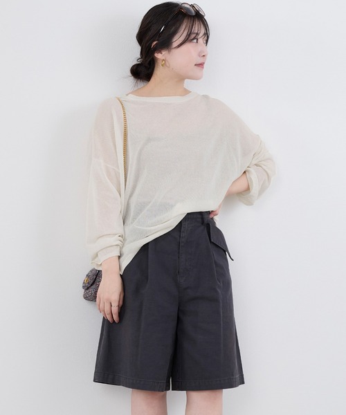 upperhights(アッパーハイツ)の「【upper hights】ショートパンツ-THE OLIVE(その他パンツ・レディース・ネイビー/ベージュ・0)」の18枚目の写真