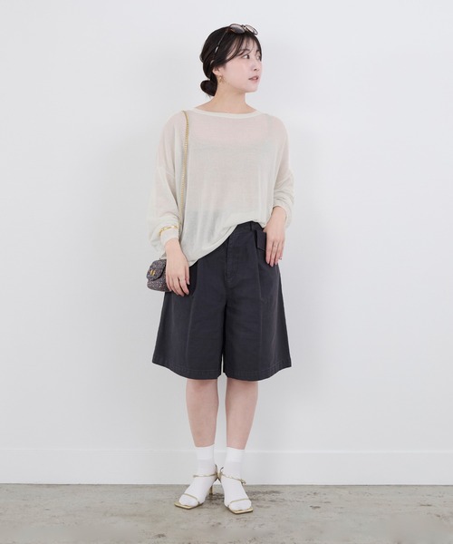 upperhights(アッパーハイツ)の「【upper hights】ショートパンツ-THE OLIVE(その他パンツ・レディース・ネイビー/ベージュ・0)」の19枚目の写真
