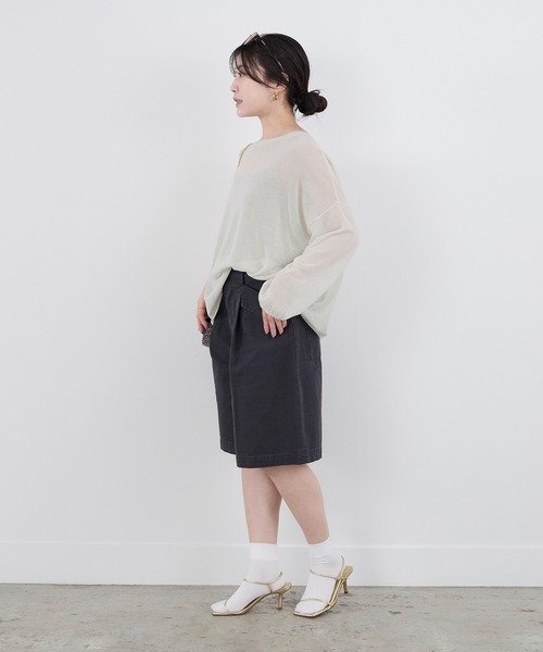 upperhights(アッパーハイツ)の「【upper hights】ショートパンツ-THE OLIVE(その他パンツ・レディース・ネイビー/ベージュ・0)」の20枚目の写真