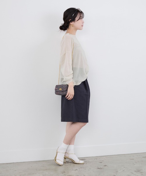 upperhights(アッパーハイツ)の「【upper hights】ショートパンツ-THE OLIVE(その他パンツ・レディース・ネイビー/ベージュ・0)」の22枚目の写真