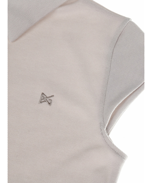 BERMUDAGRASS(バミューダグラス)の「ベーシックキャプスリーブPKTシャツ-ベージュ(ポロシャツ・レディース・その他・SMALL/MEDIUM)」の4枚目の写真
