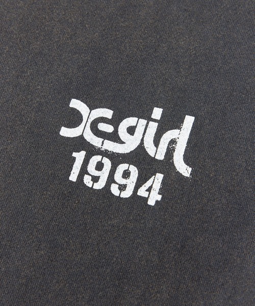 X-girl(エックスガール)の「FADED STENCIL LOGO S/S TEE(Tシャツ/カットソー・レディース・オフホワイト/オリーブ/ブラック・S/L/M)」の12枚目の写真