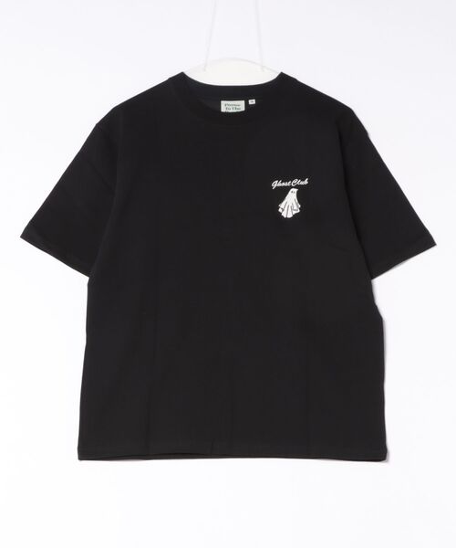 Right-on（ライトオン）の「Other(ソノタ)ゴースト刺繍Ｔシャツ（Tシャツ/カットソー・メンズ・グリーン/ホワイト/ブラック・M/L/XL/S）」の4枚目の写真