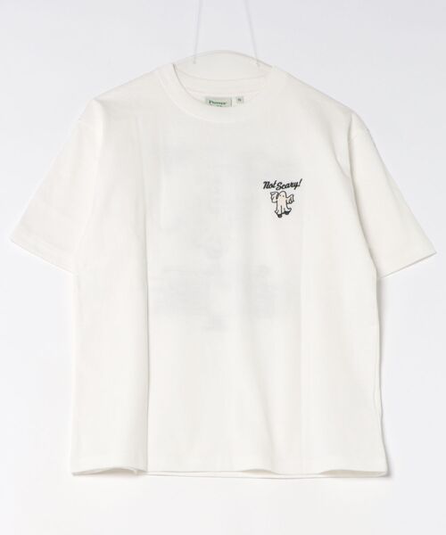 Right-on（ライトオン）の「Other(ソノタ)ゴースト刺繍Ｔシャツ（Tシャツ/カットソー・メンズ・グリーン/ホワイト/ブラック・M/L/XL/S）」の5枚目の写真