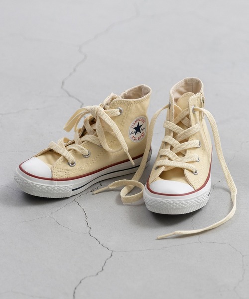 CONVERSE(コンバース)の「CONVERSE コンバース ALL STAR オールスター キッズ スニーカー ハイカット(スニーカー・キッズ・ホワイト/グリーン/ブラック・22.0cm/21.0cm/20.0cm/19.0cm/18.0cm/17.0cm/16.0cm/15.0cm)」の2枚目の写真