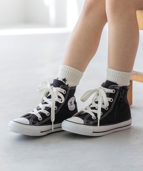 CONVERSE(コンバース)の「CONVERSE コンバース ALL STAR オールスター キッズ スニーカー ハイカット(スニーカー・キッズ・ホワイト/グリーン/ブラック・22.0cm/21.0cm/20.0cm/19.0cm/18.0cm/17.0cm/16.0cm/15.0cm)」の6枚目の写真