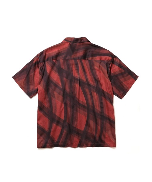 MR.OLIVE(ミスターオリーブ)の「【MR.OLIVE】ABSTRACT CHECK /SHORT/S OPEN COLLAR SHIRT(シャツ/ブラウス・メンズ・レッド/ブラック・S/M)」の6枚目の写真