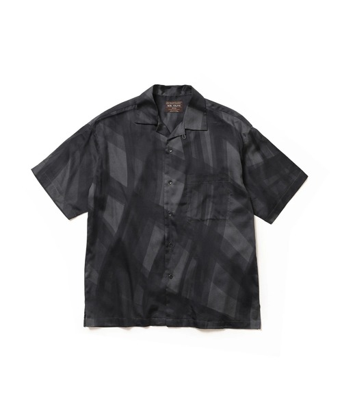 MR.OLIVE(ミスターオリーブ)の「【MR.OLIVE】ABSTRACT CHECK /SHORT/S OPEN COLLAR SHIRT(シャツ/ブラウス・メンズ・レッド/ブラック・S/M)」の7枚目の写真