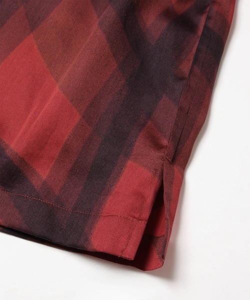 MR.OLIVE(ミスターオリーブ)の「【MR.OLIVE】ABSTRACT CHECK /SHORT/S OPEN COLLAR SHIRT(シャツ/ブラウス・メンズ・レッド/ブラック・S/M)」の10枚目の写真